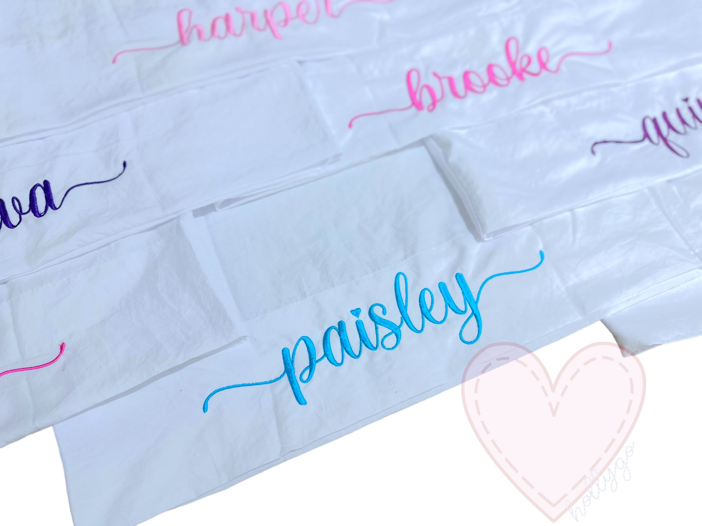 Embroidered Pillowcase
