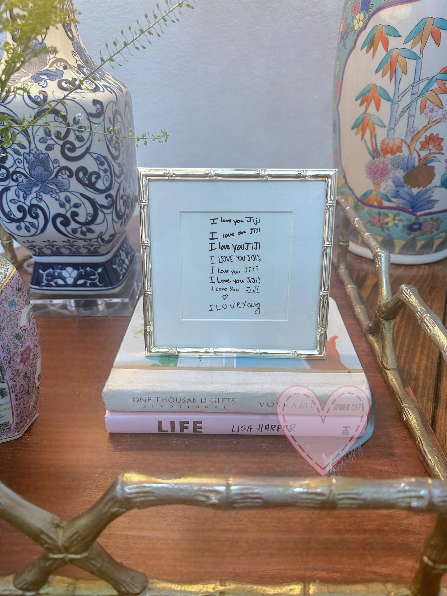 Framed Heirloom Embroidery