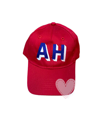 Embroidered Twill Velcro Hat- Youth and Adult