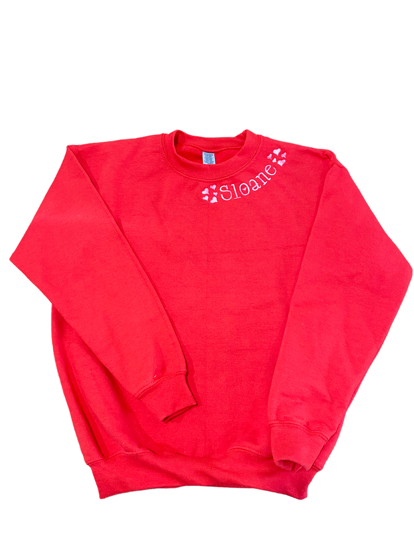 Sweetheart Neckline Sweatshirt