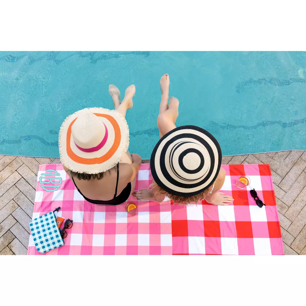 Buffalo Check Beach Towel