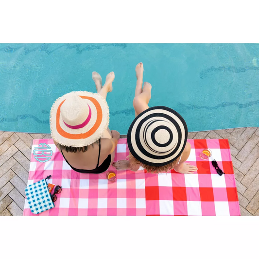 Buffalo Check Beach Towel