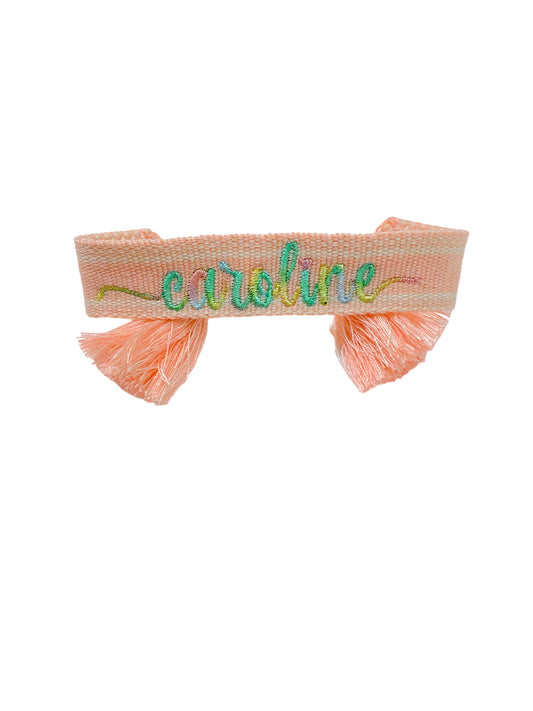 Custom Woven Tassel Bracelet