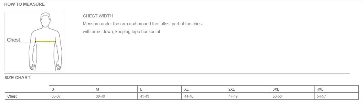 Sweatshirt Measurements